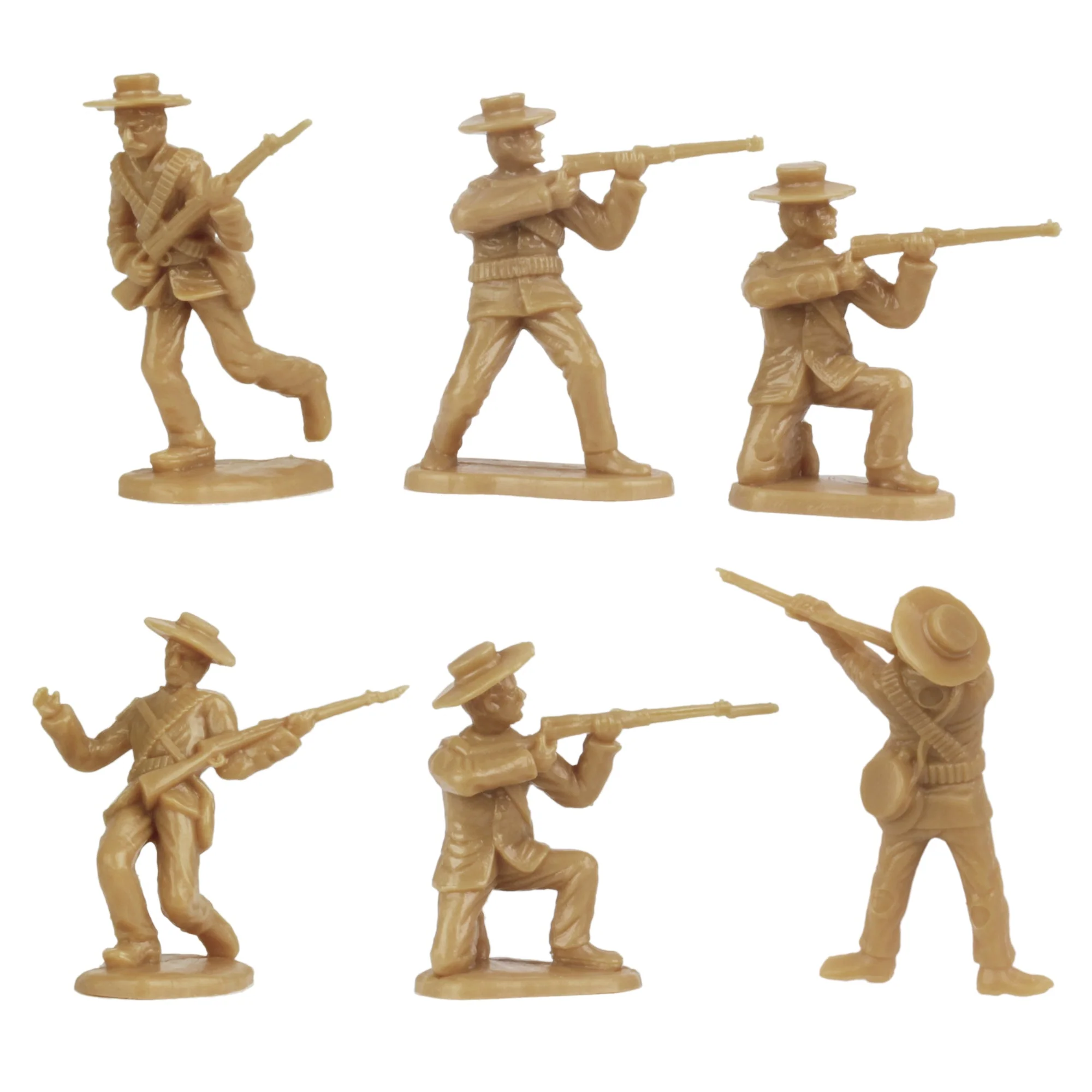 BMC Border Wars US Army vs. Mexican Villistas - 34pc Plastic Army Soldier Figure - Image 4