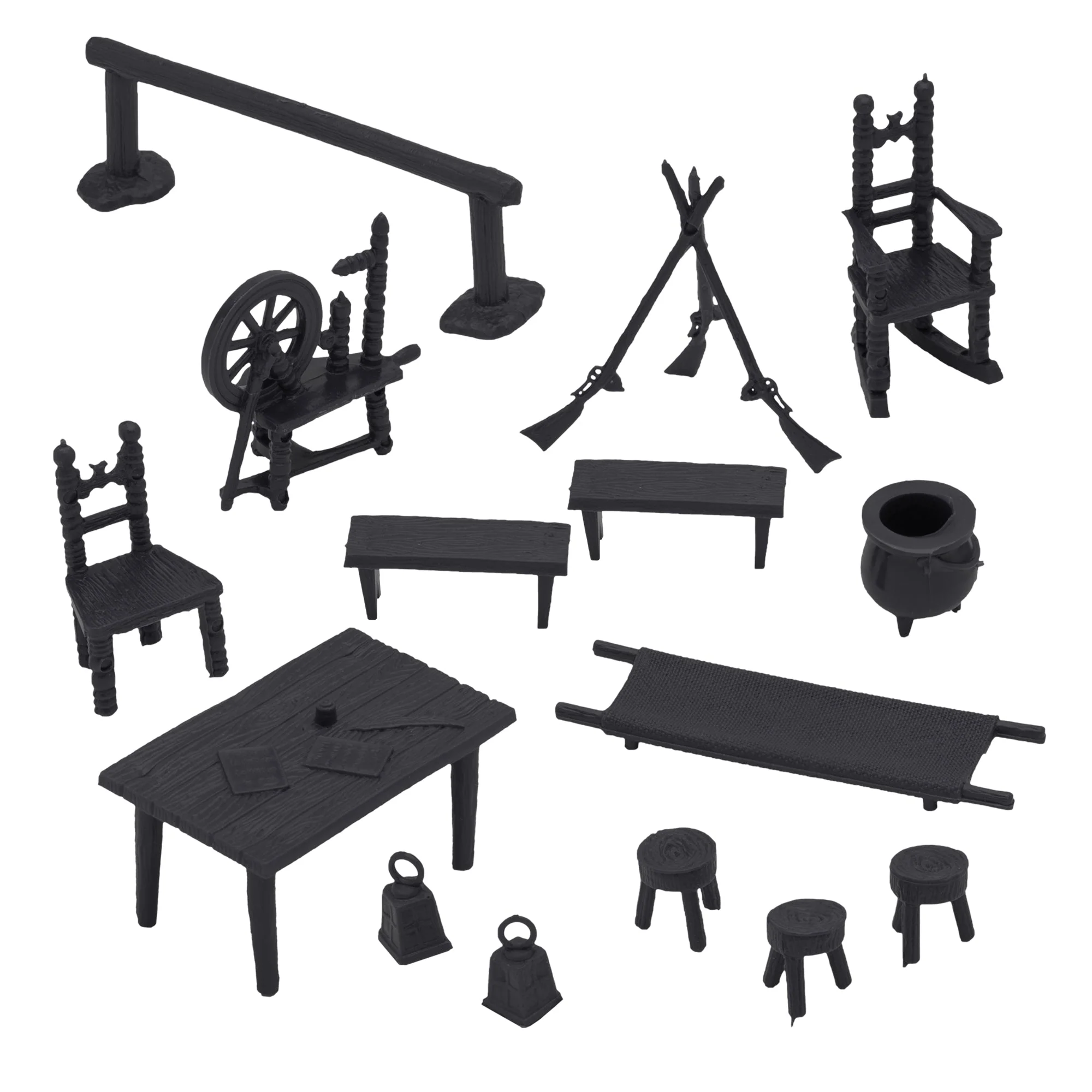 BMC Classic American Colonial British Loyalist - Red 21pc Plastic Figure Playset - Image 5