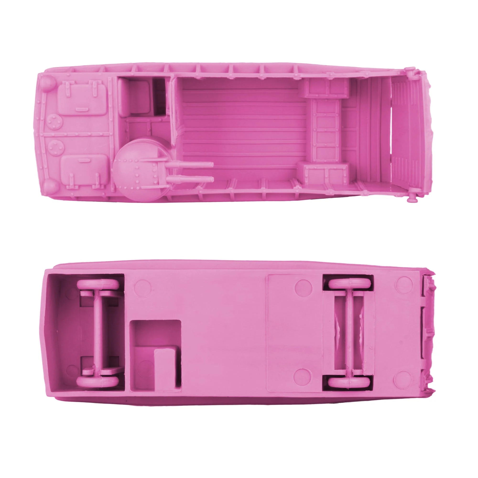 BMC Classic Marx Landing Craft - 4pc Pink Plastic Army Men Boat Vehicles - Image 3