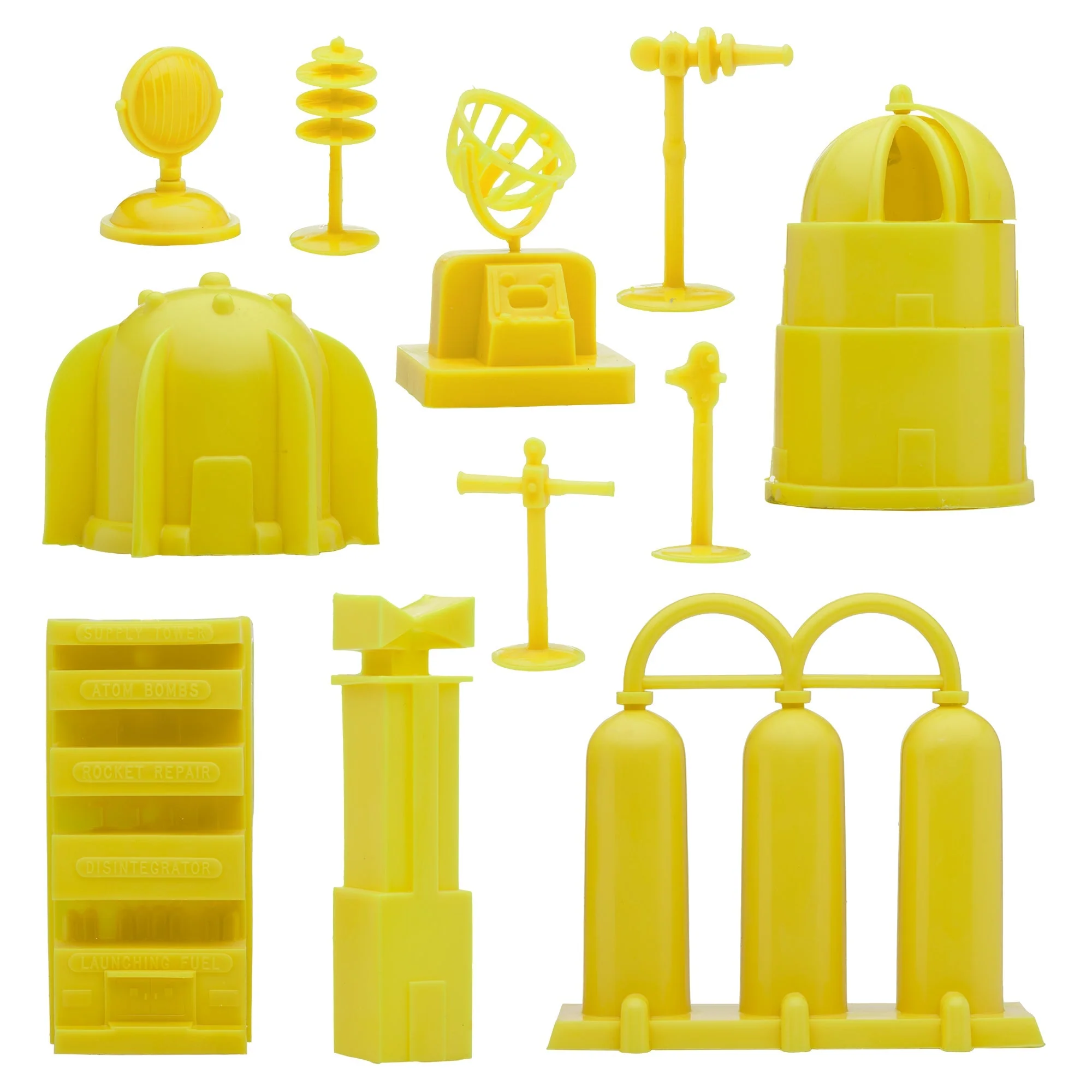 BMC Classic Sci-Fi Mars Base Camp 24pc Plastic Army Men Space Accessory Playset - Image 3