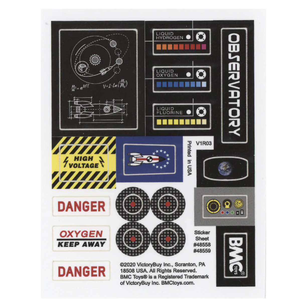 BMC Classic Sci-Fi Mars Base Camp 24pc Plastic Army Men Space Accessory Playset - Image 6