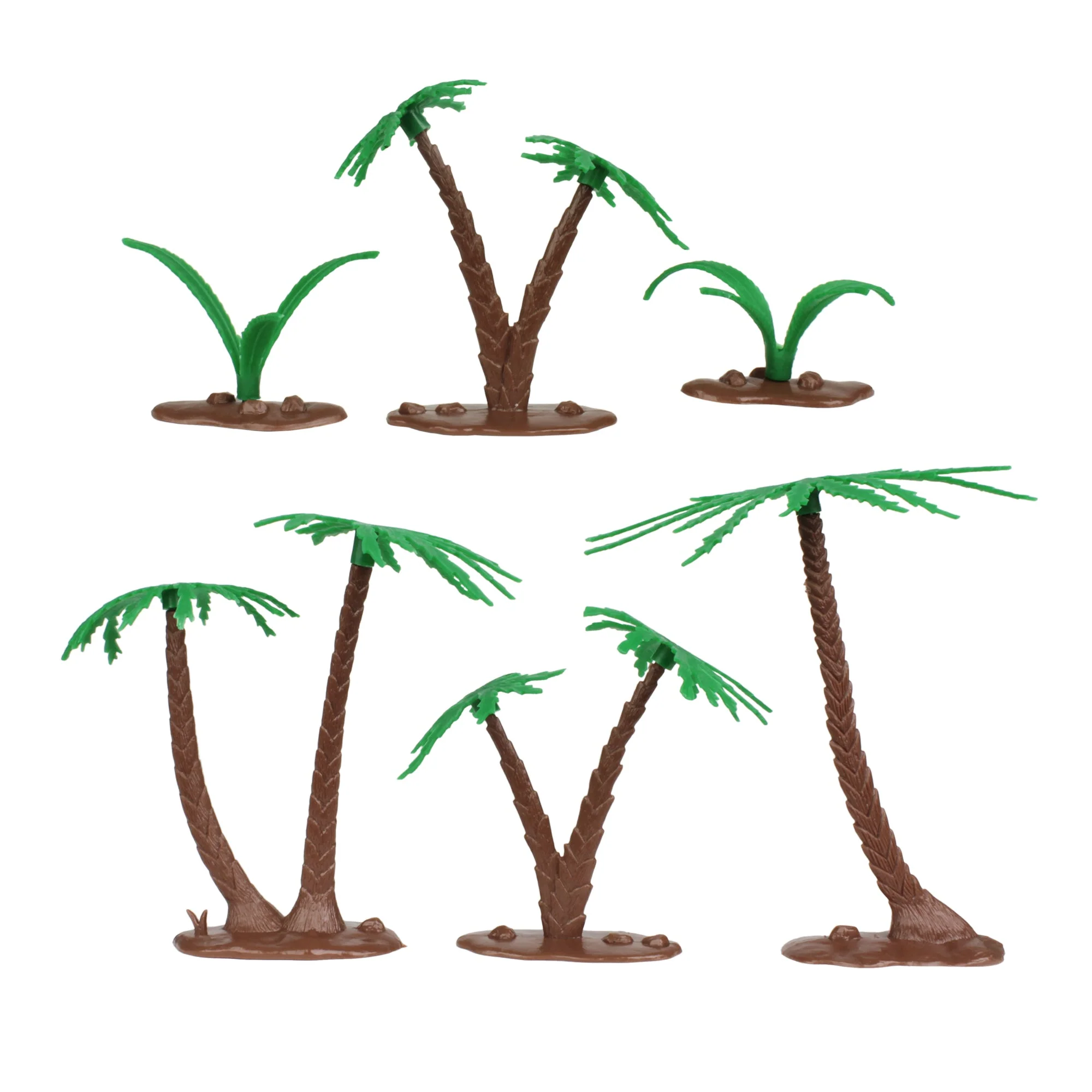 BMC Classic Marx Palm Trees & Jungle Ferns - 16pc Plastic Playset Accessories - Image 4