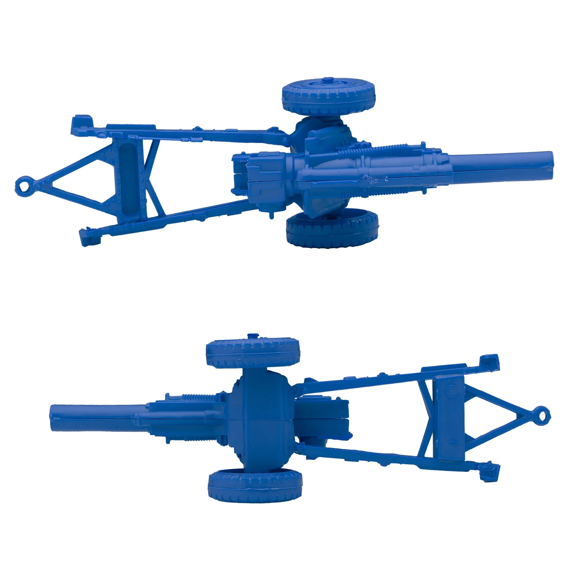 BMC Classic Marx US Military Howitzers Blue 3pc Plastic Army Men Field Artillery - Image 4