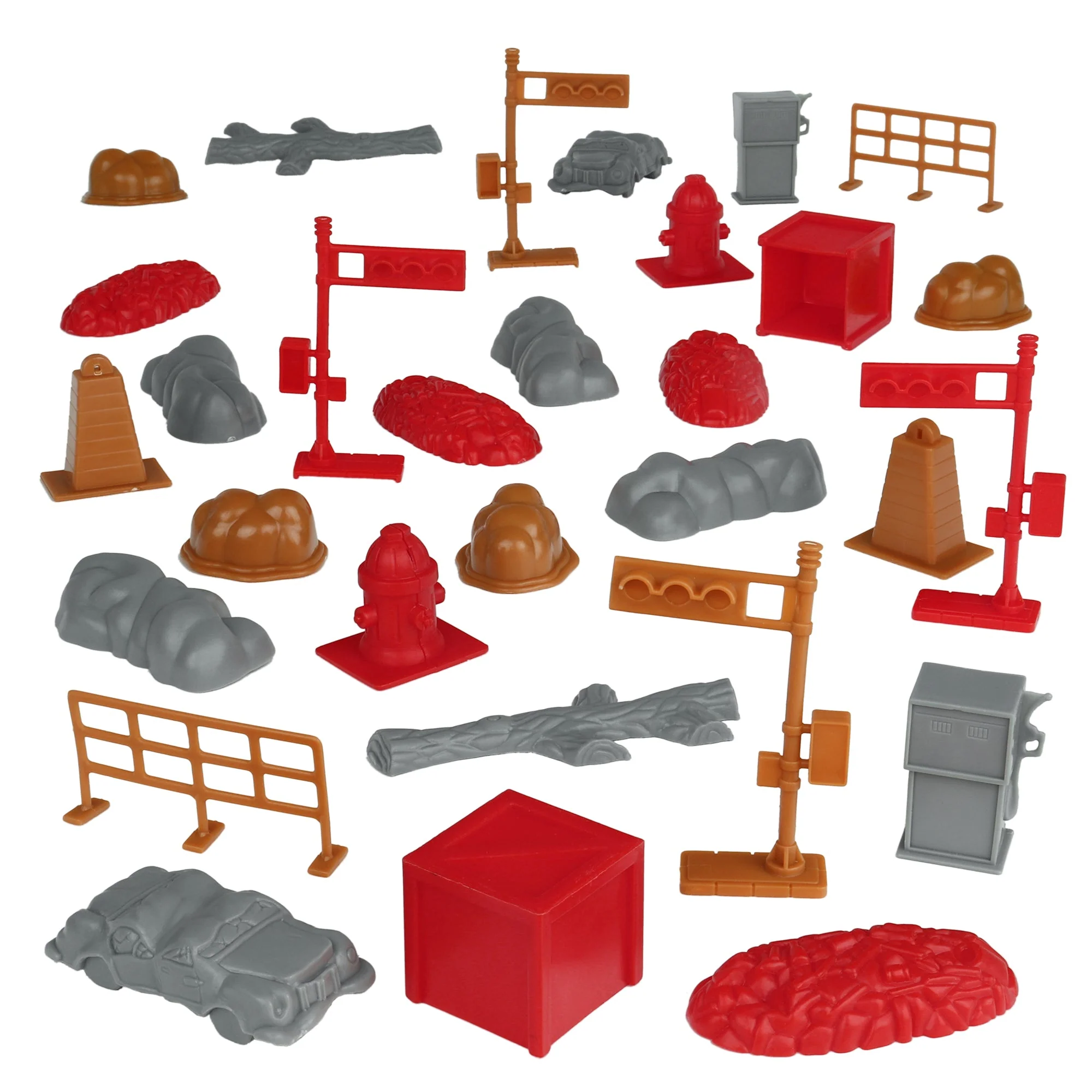 BMC Classic PPC City Street Accessories - 30pc Plastic Army Men Playset - Image 3