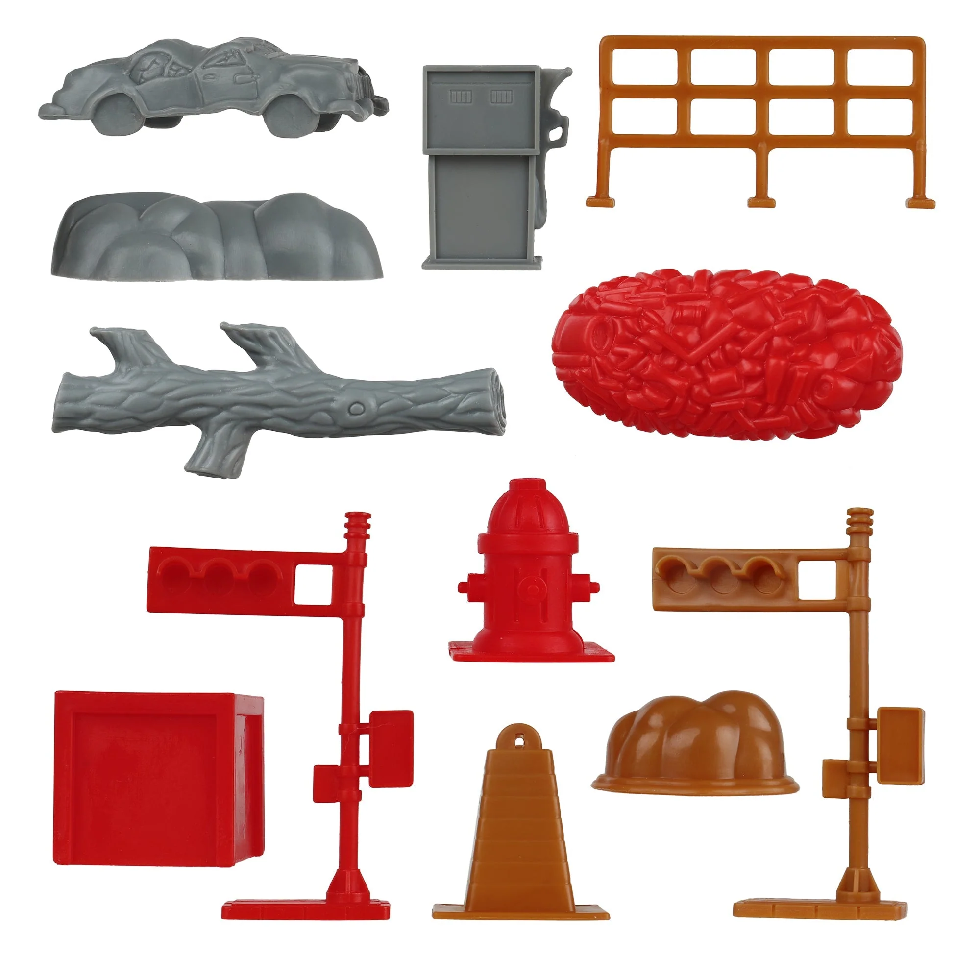 BMC Classic PPC City Street Accessories - 30pc Plastic Army Men Playset - Image 4