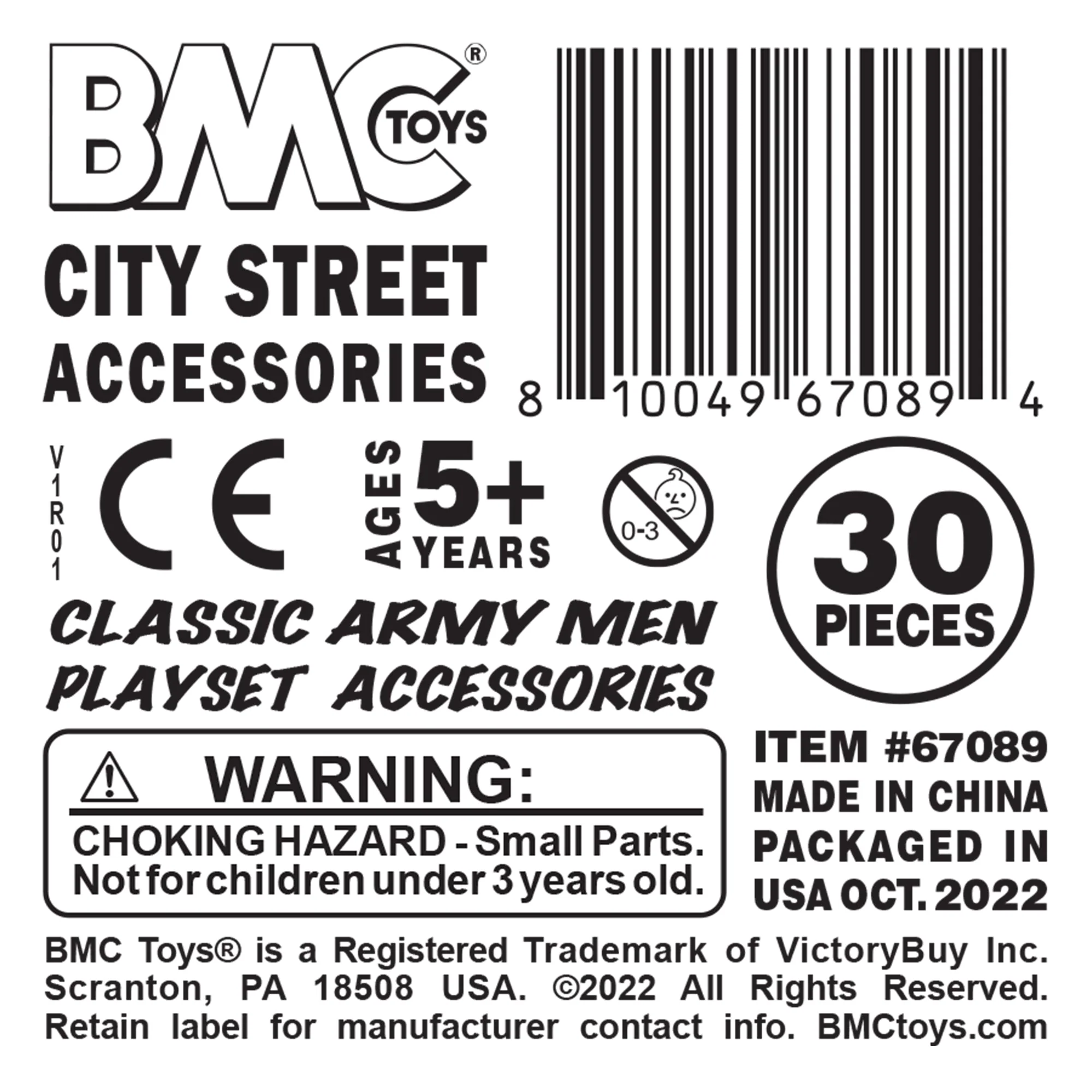 BMC Classic PPC City Street Accessories - 30pc Plastic Army Men Playset - Image 6