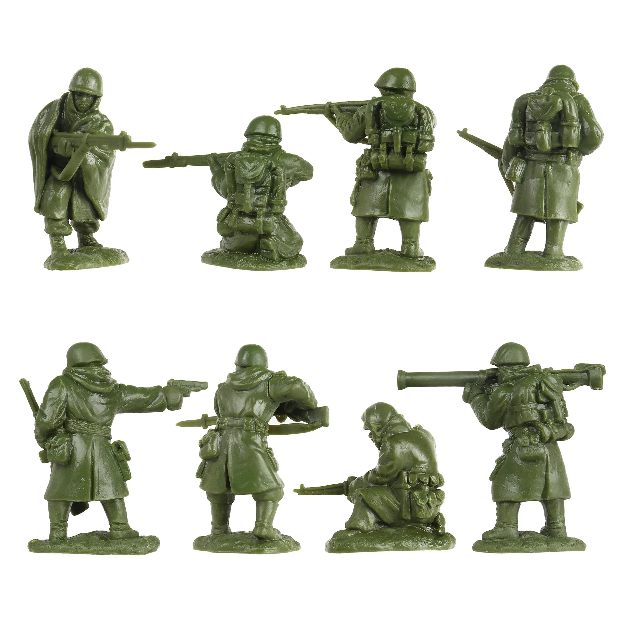 BMC Korean War Winter Battle - 16pc OD Green United States Soldier Figures - Image 5