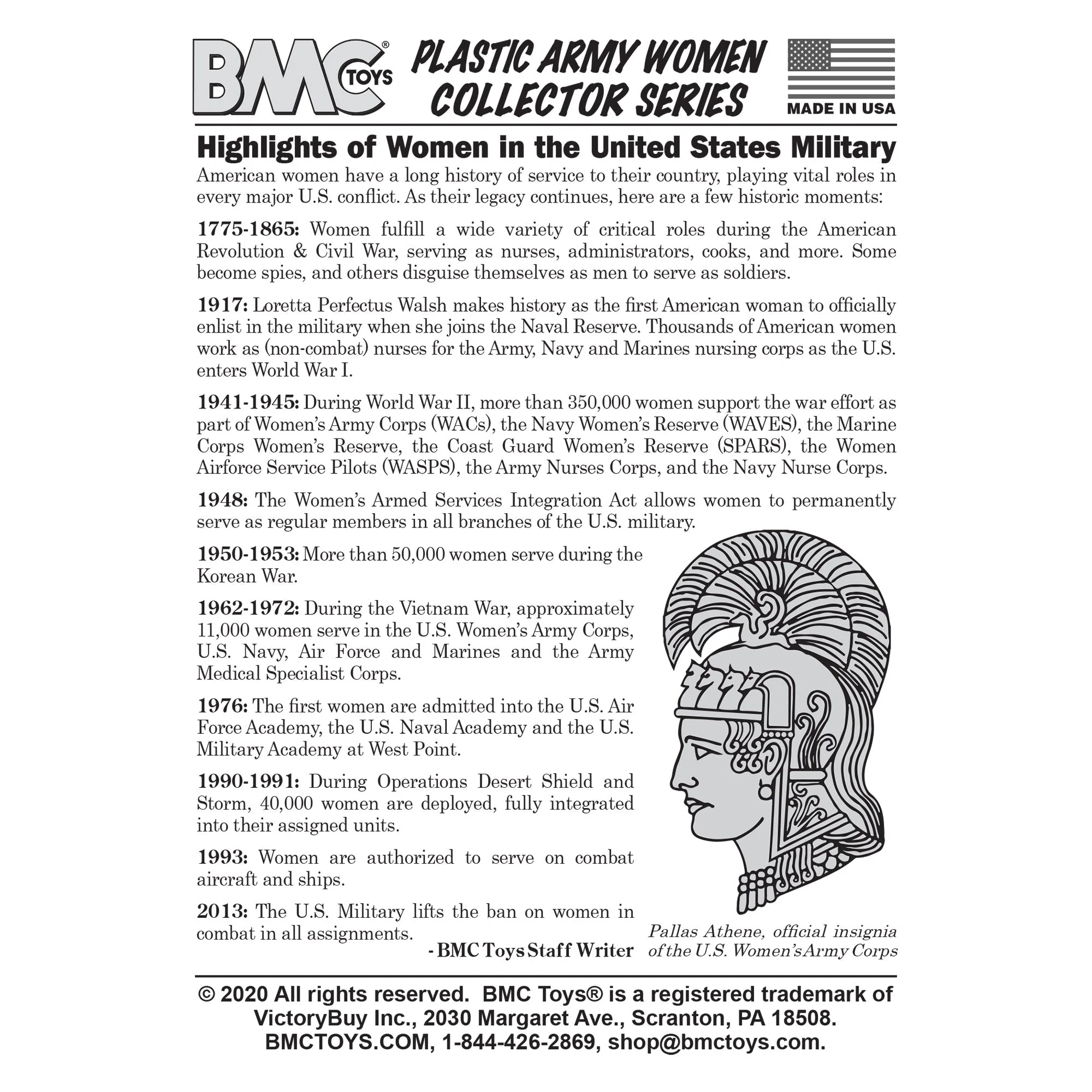 BMC Plastic Army Women - OD Green 36pc Female Soldier Figures - Made in USA - Image 10