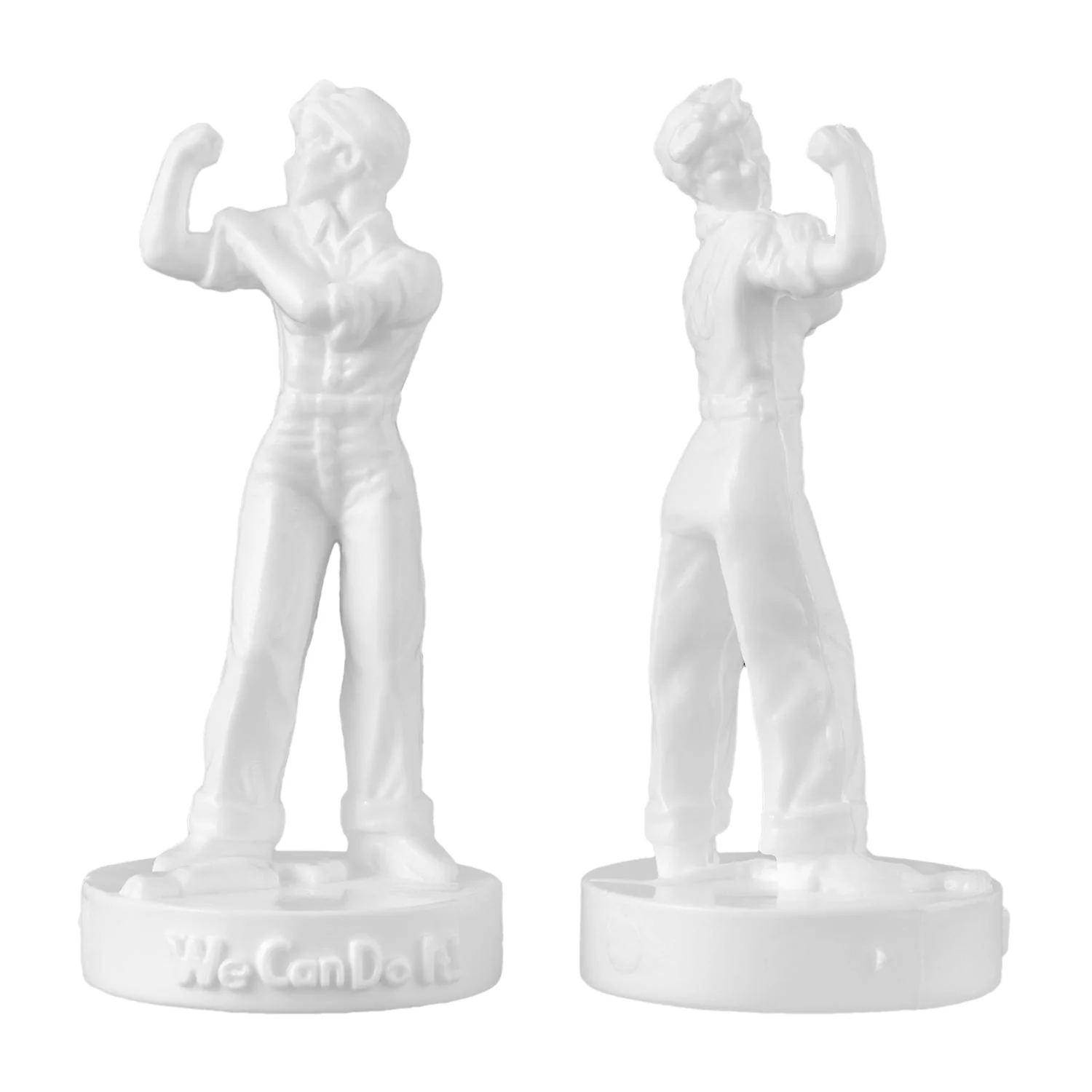 BMC ROSIE the RIVETER Plastic Figures - 12pc Paintable Model Figurine Statues - Image 3