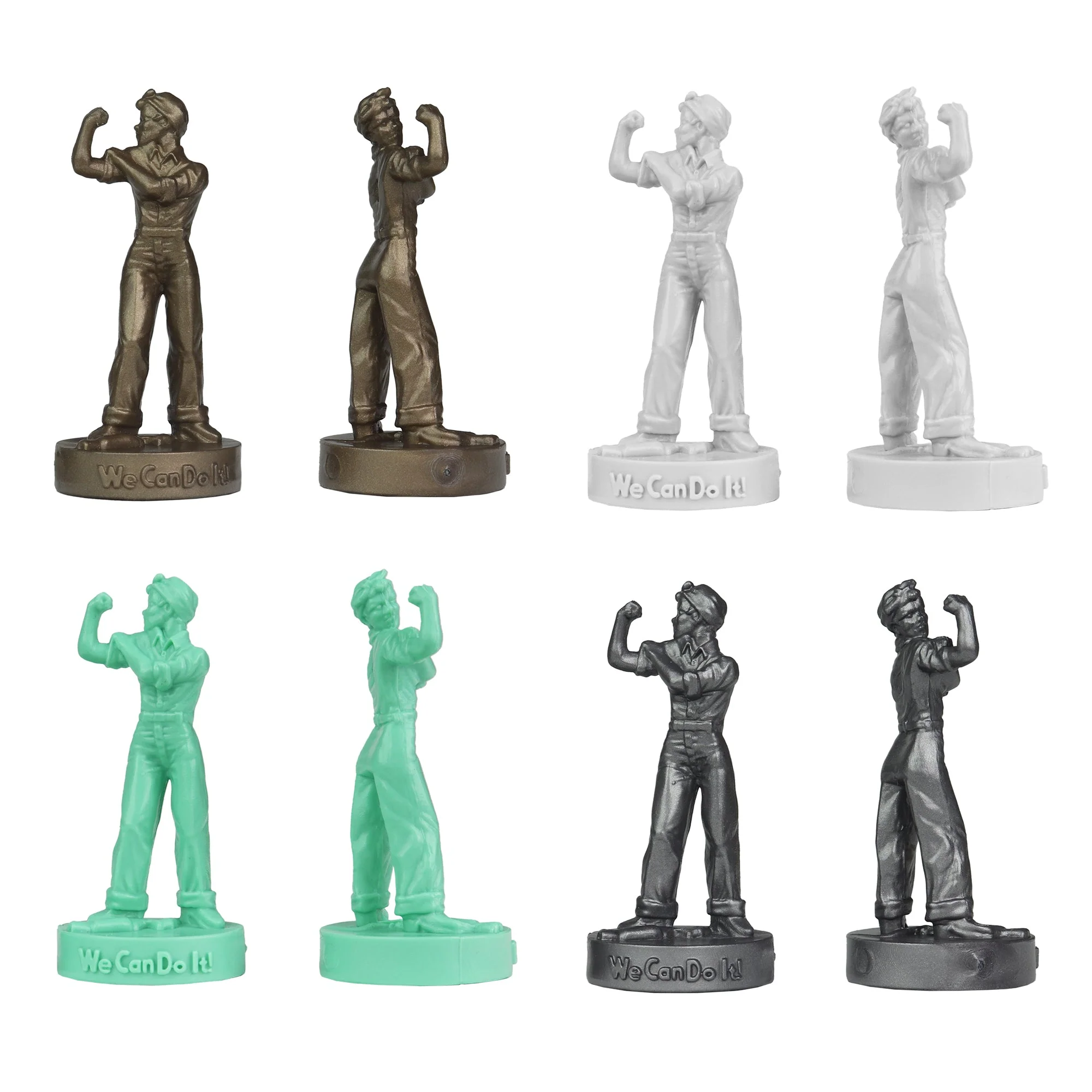 BMC ROSIE the RIVETER Plastic Figures - 12pc Classic Statue Colors - Image 4