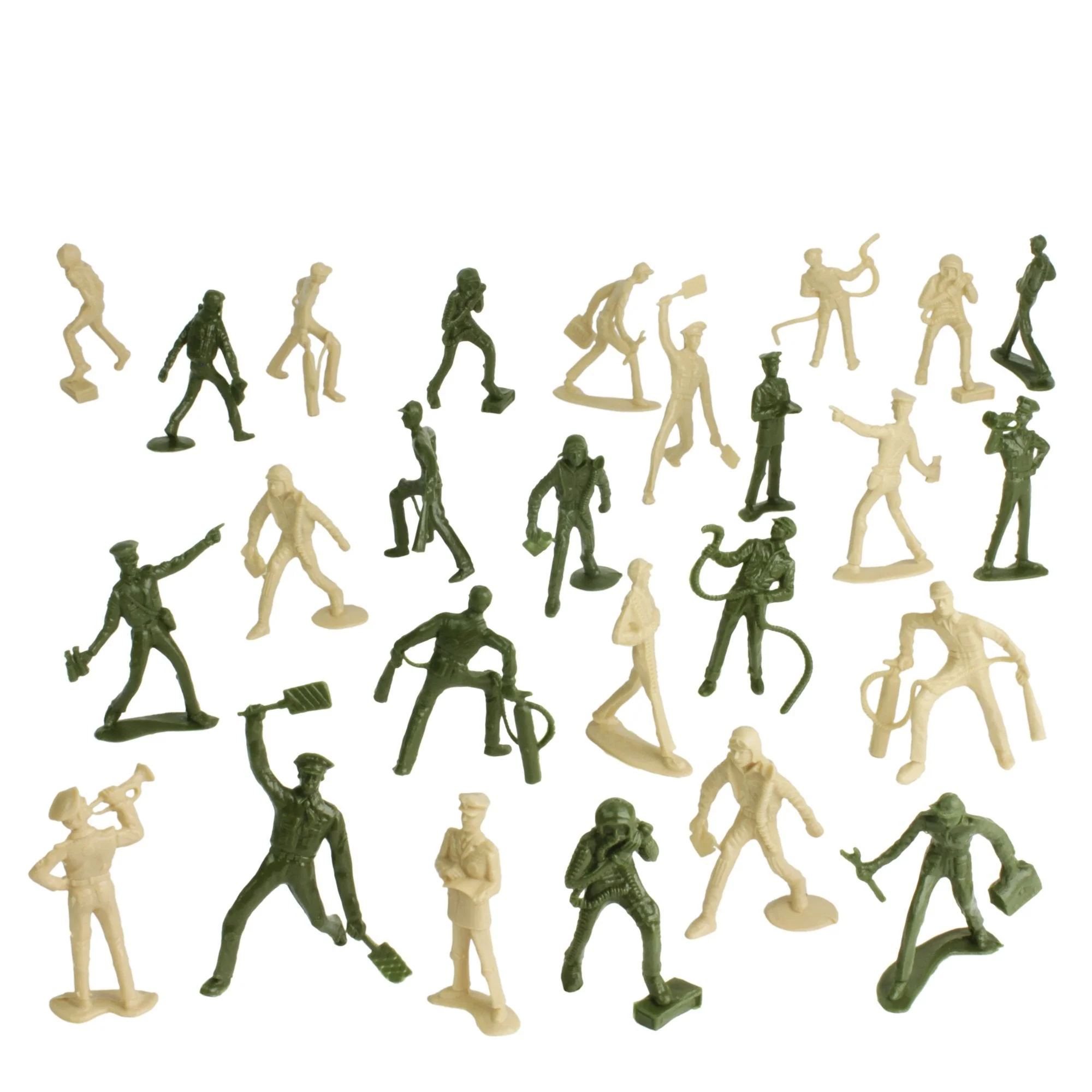 TimMee AIR FORCE Plastic Army Men - Green & Tan 26pc Toy Soldier Figures US Made - Image 5