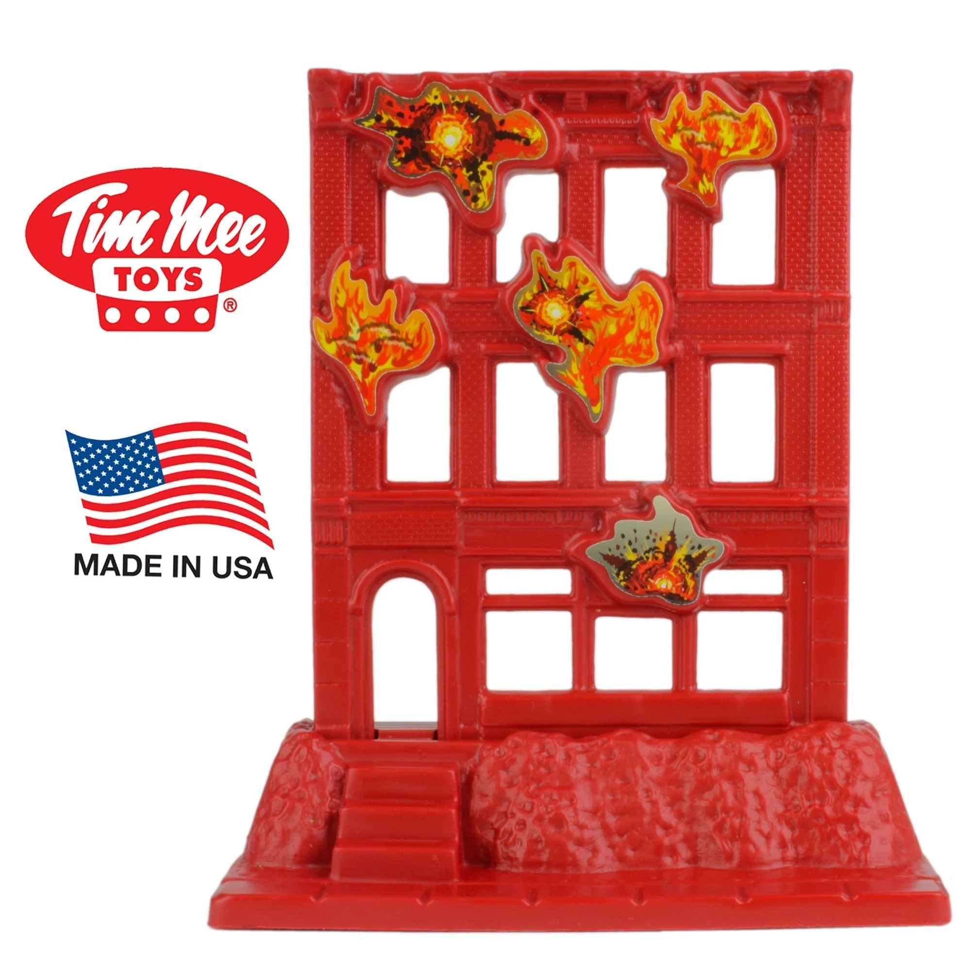 TimMee BRICK BUILDING Under Attack - Plastic Army Men Playset Accessory US Made - Image 9